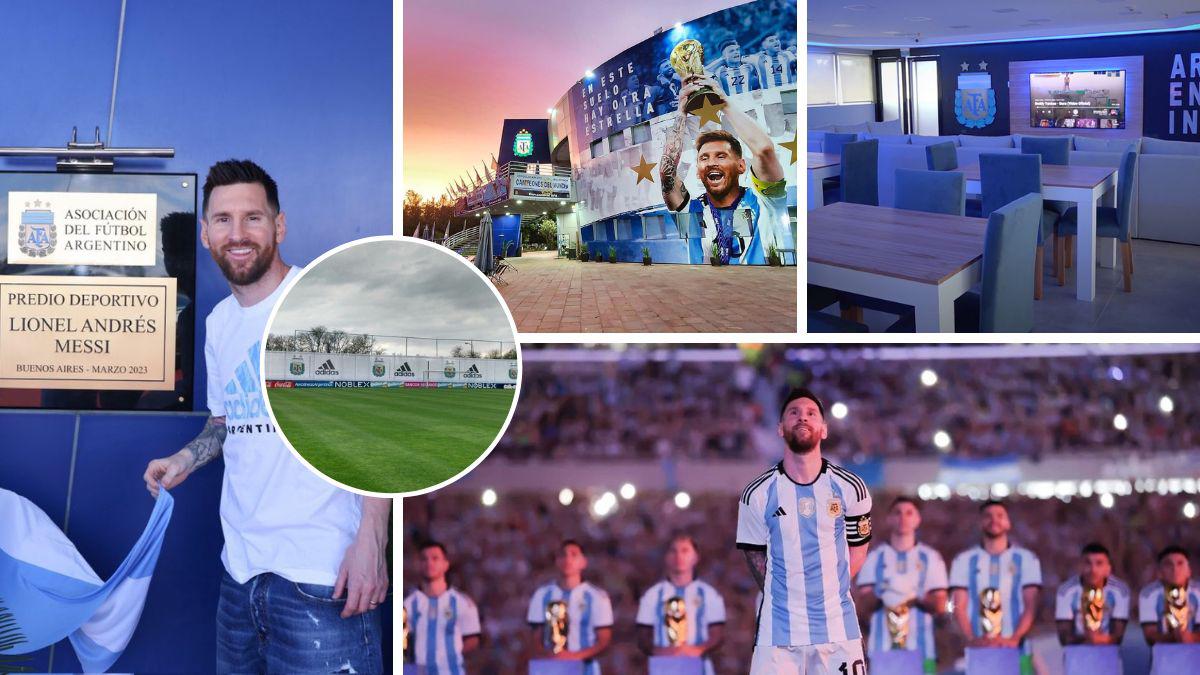 ¡Al campeón del mundo lo que quiera! Así luce el nuevo predio de la selección argentina “Lionel Messi”: Sala, cancha y cuartos de lujo