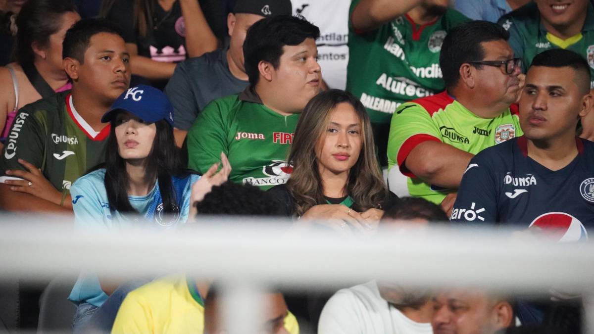 ¡Qué muñecas! Hermosas chicas levantaron suspiros en el Marathón-Motagua que se jugó en el Morazán