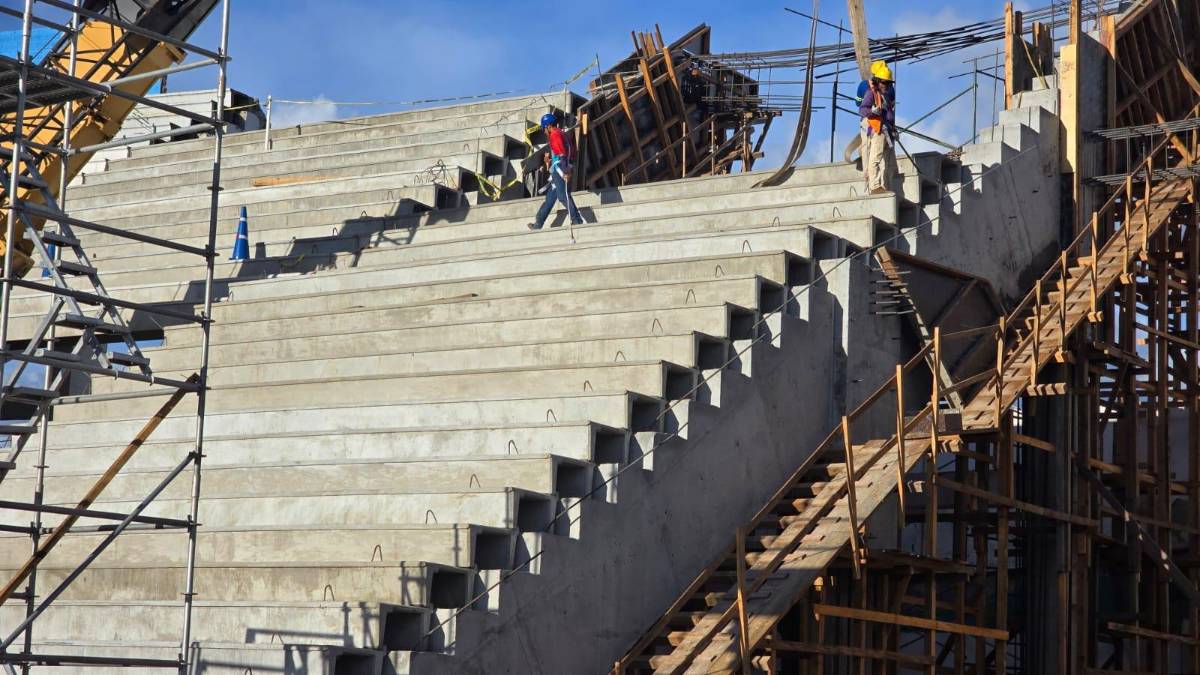 Fotos: Así luce el estadio Nacional Chelato Uclés con las primeras graderías instaladas ¿Cuándo estará listo?