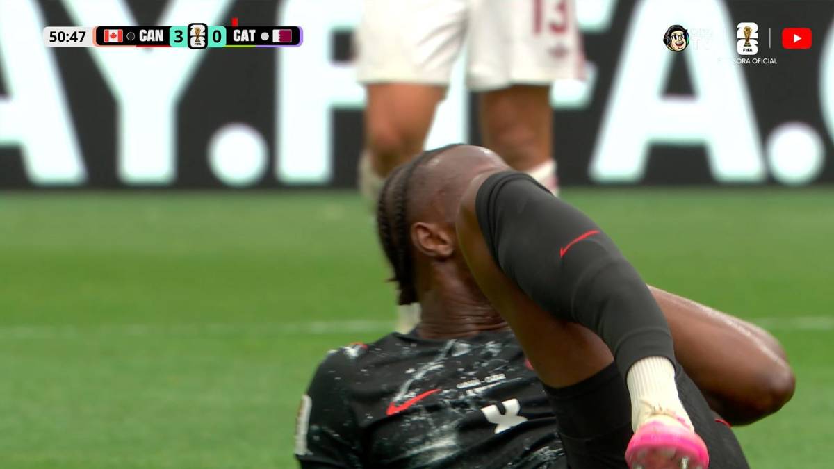 Imágenes sensibles: la escalofriante lesión que sucedió en el Canadá vs. Qatar