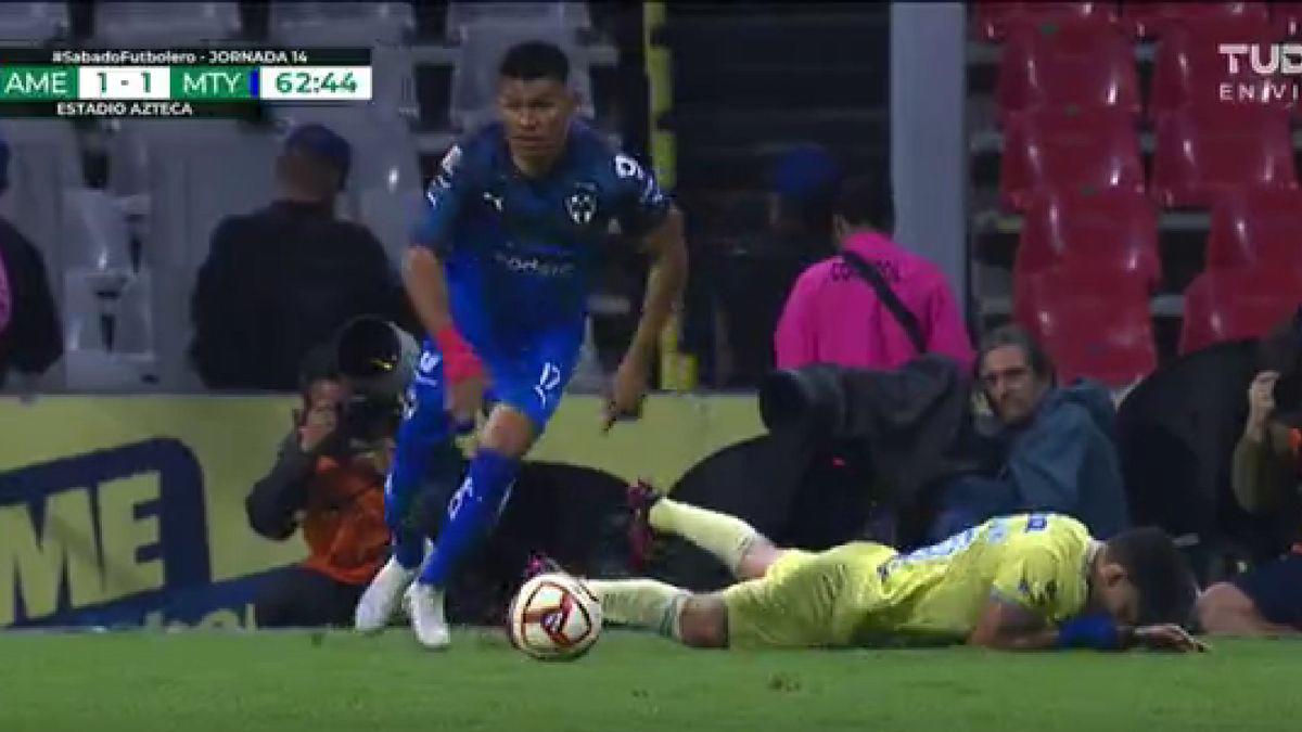 ¡Imágenes sensibles! La dolorosa fractura de nariz de Alex Zendejas en el América- Monterrey ¿Cómo le quedó el golpe?