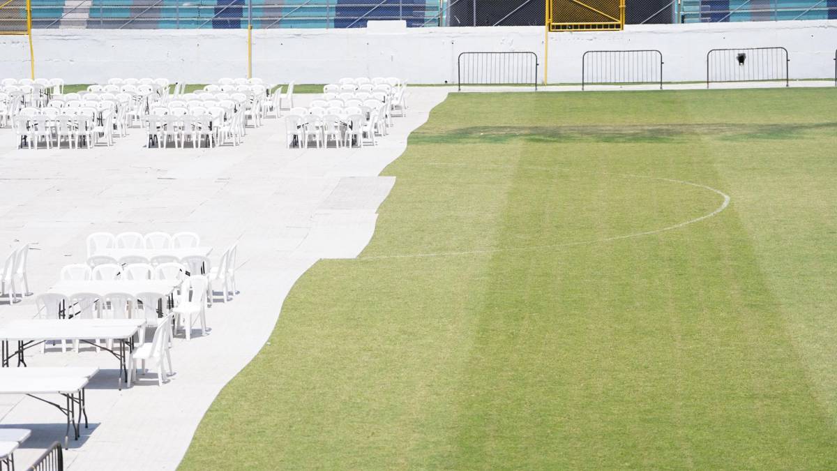 Más de 40 millones tirados: alcaldía de San Pedro Sula maltrata el estadio Morazán por un concierto