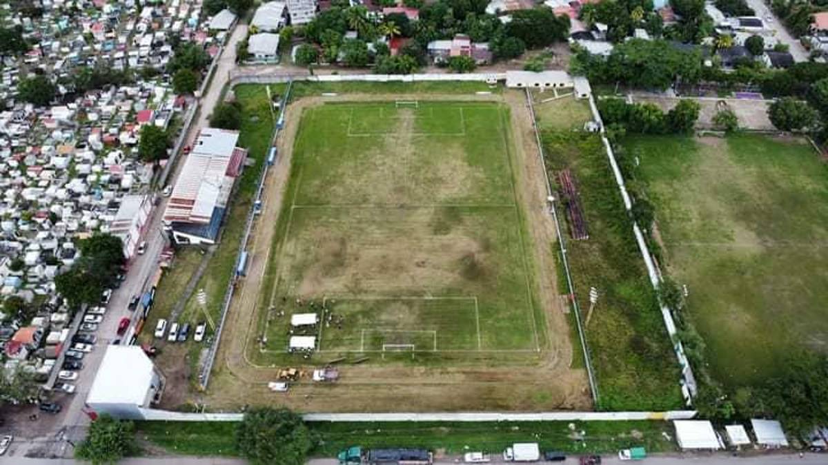 Los otros dos históricos estadios de Honduras que tendrán nueva grama; en uno la inversión es de 23.9 millones de lempiras