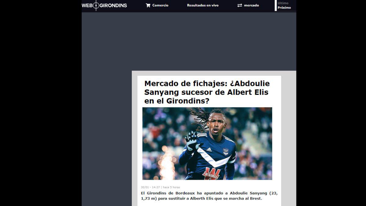 Así reacciona la prensa tras el fichaje de Alberth Elis al Stade Brest de la Ligue 1 de Francia: el Girondins le deseó lo mejor