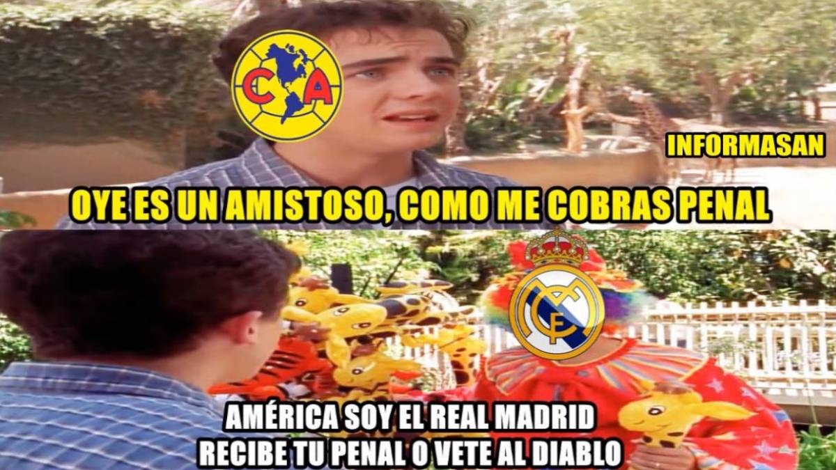 “América, vete a Europa”: Estos son los jocosos memes que dejó el empate de las Águilas contra Real Madrid