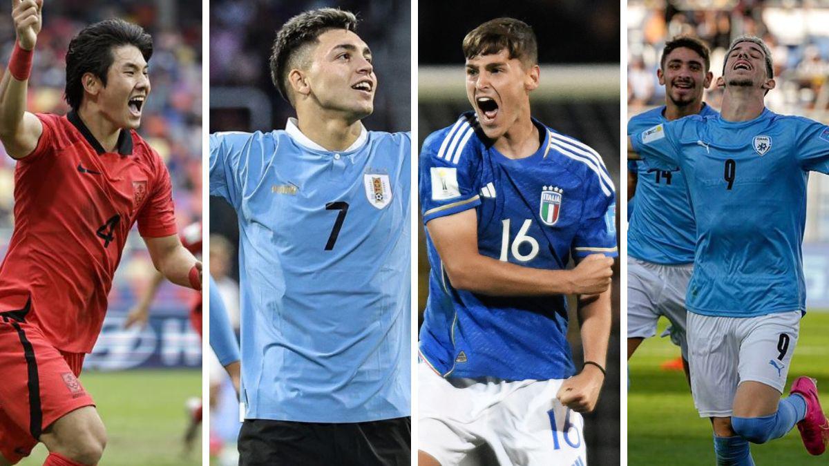Hora y canal para ver las semis del Mundial Sub-20: Las favoritas Uruguay e Italia se miden ante dos sorpresas del torneo
