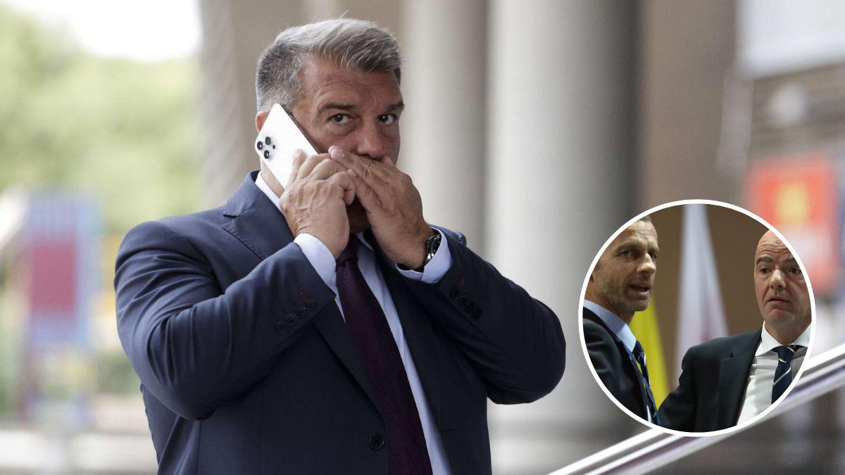 Podría perder su cargo en el Barcelona: La carta ‘amigable’ que envió Laporta a la UEFA y a la FIFA por el ‘caso Negreira’
