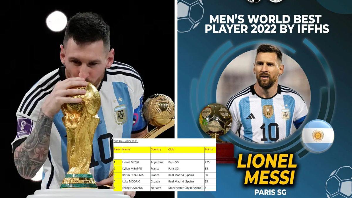 ¡Un año perfecto! IFFHS eligió a Lionel Messi como el mejor futbolista del 2022 ¿en qué lugar quedaron Mbappé y Benzema?