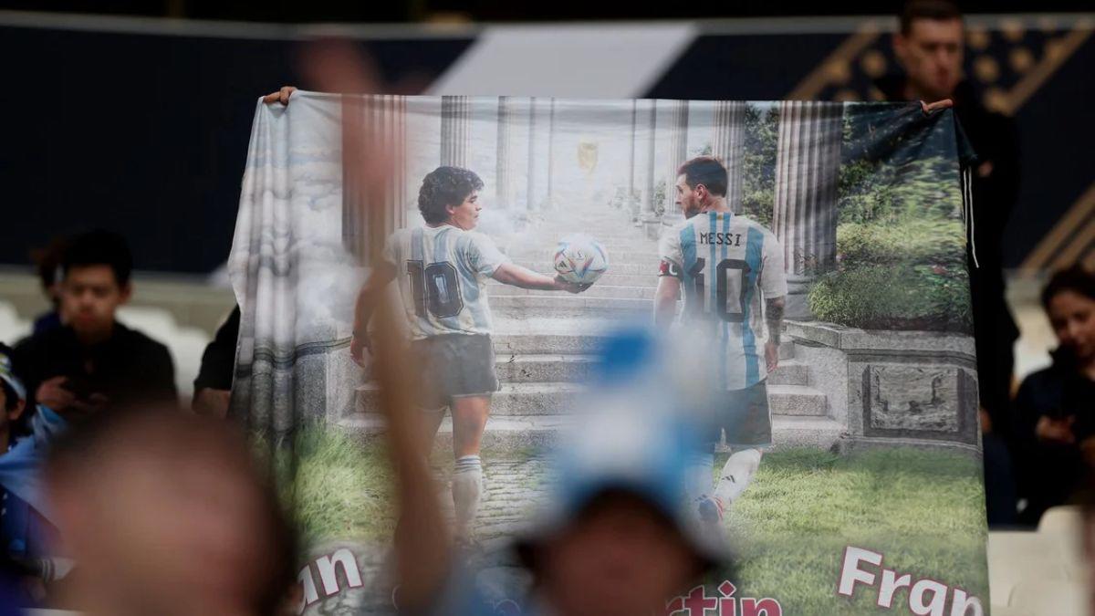 Estrellas junto a David Suazo, los nervios de Antonela, presidentes y carteles de Messi: así se vivió la previa del Argentina-Francia