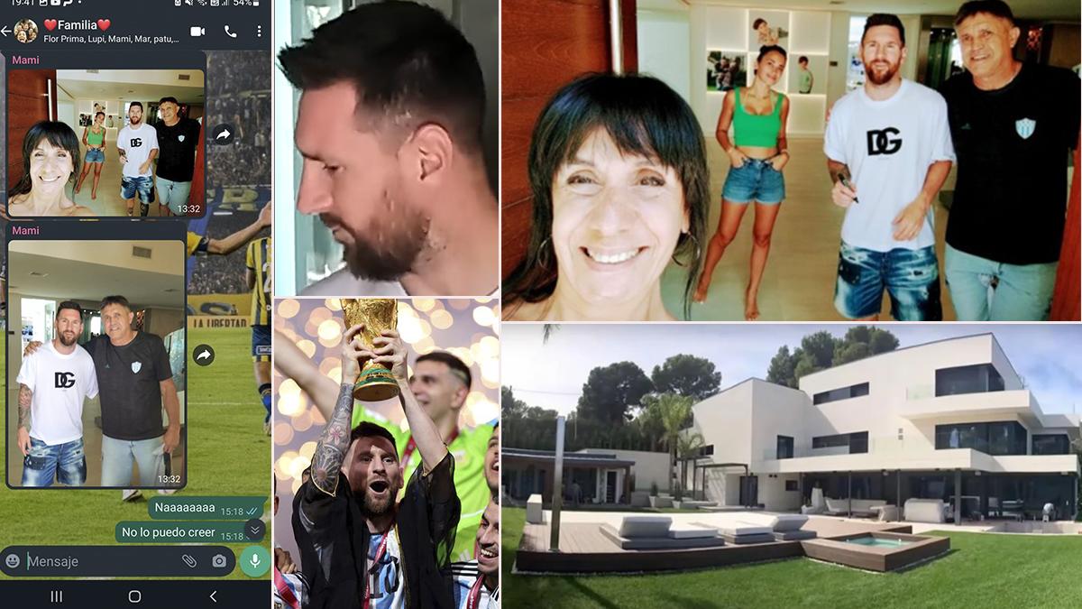 ¡Qué mala suerte! No pudo acompañar a su mamá a hacer un trámite y ella terminó en la casa de Messi: ‘‘Nunca me lo voy a perdonar’’