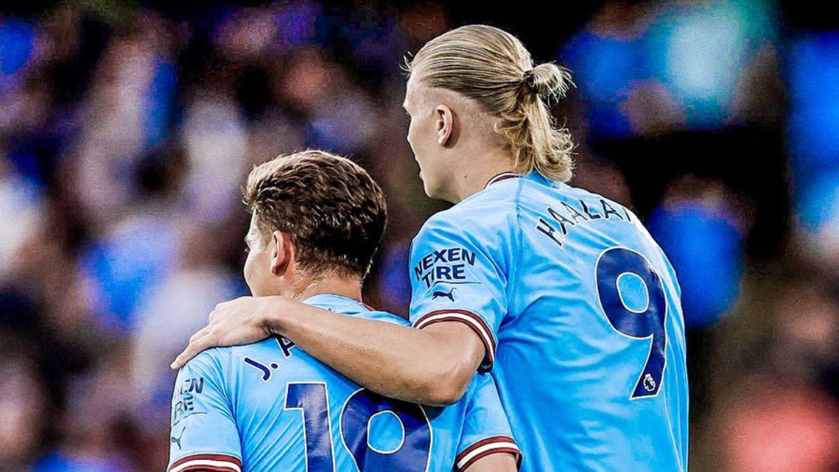 Erling Haaland se ‘desnudó’ en el Etihad, la burla de Guardiola al noruego y los récords que rompió en la Champions League