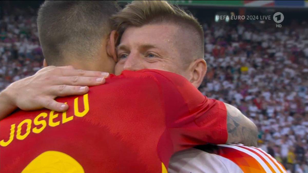 Kroos se cargó a Pedri en su último partido: duras imágenes de la eliminación de Alemania ante España en la Eurocopa