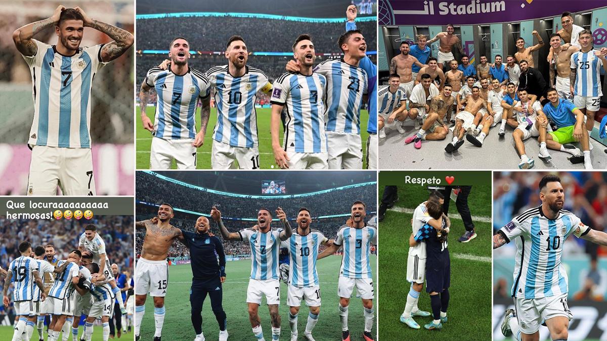 No se lo pueden creer: la reacción de los futbolistas argentinos por jugar la final del Mundial y el mensaje de Di María para Modric