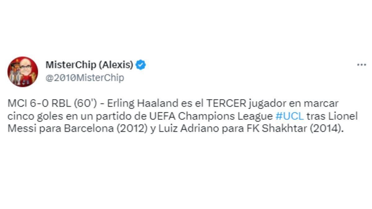 Erling Haaland se ‘desnudó’ en el Etihad, la burla de Guardiola al noruego y los récords que rompió en la Champions League