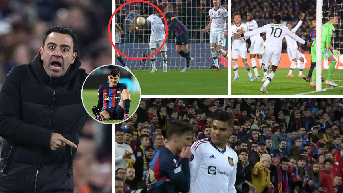 No se vio: La ‘burla’ de Casemiro a Gavi, la mala racha de Xavi, el error del VAR y el show de Rashford en el Barcelona- Man. United