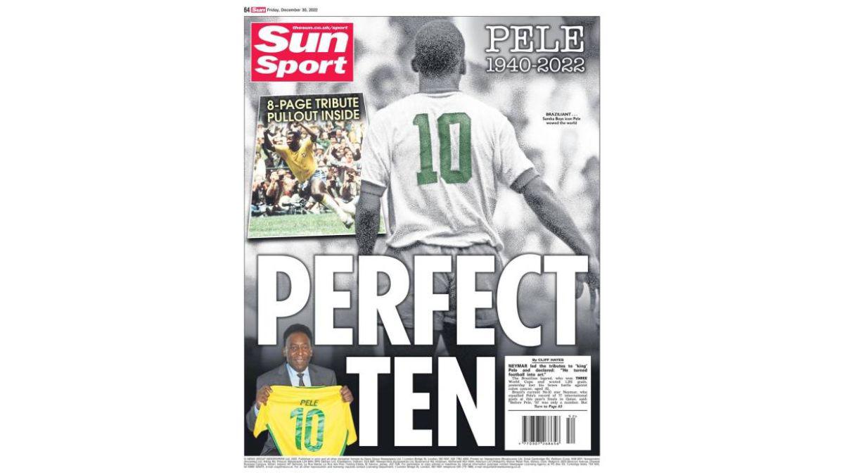 “Rey en el cielo y en la tierra”: las impresionantes portadas del mundo por la muerte de Pelé