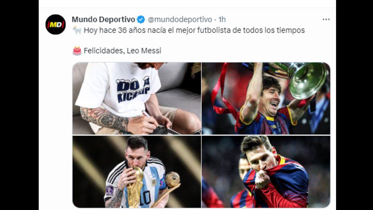 El mundo se rinden ante Messi en su cumpleaños 36: Mbappé el más sentimental; Barcelona, Inter Miami y PSG sorprenden