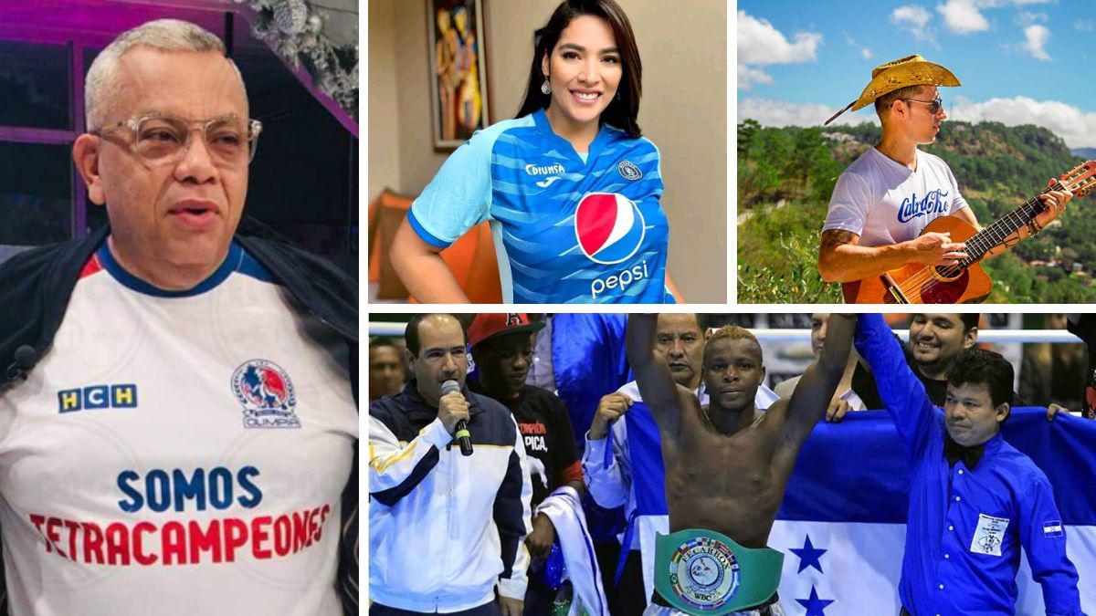 Los famosos personajes de Honduras que son fieles seguidores de Olimpia y Motagua