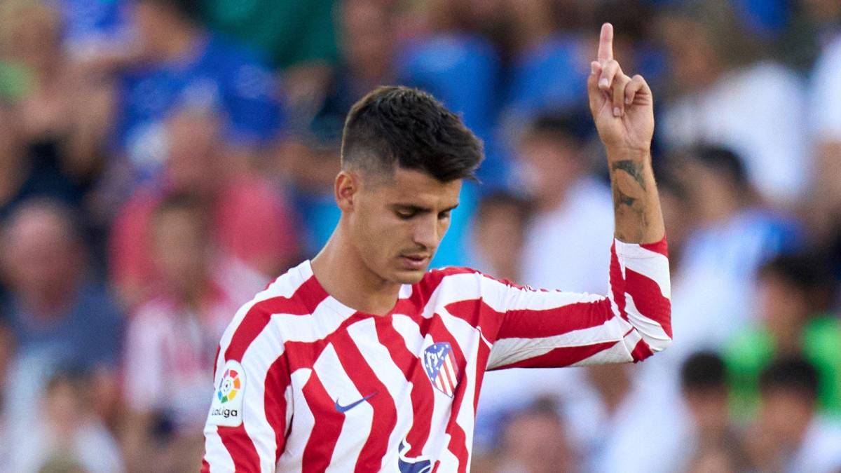 Álvaro Morata se destapa con doblete y Atlético de Madrid inicia goleando en la Liga Española