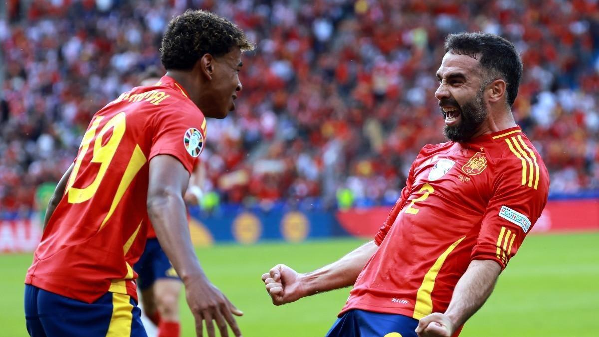 La decisión que tomó la selección de España sobre Dani Carvajal tras la pelea con Lamine Yamal: Se queda en...