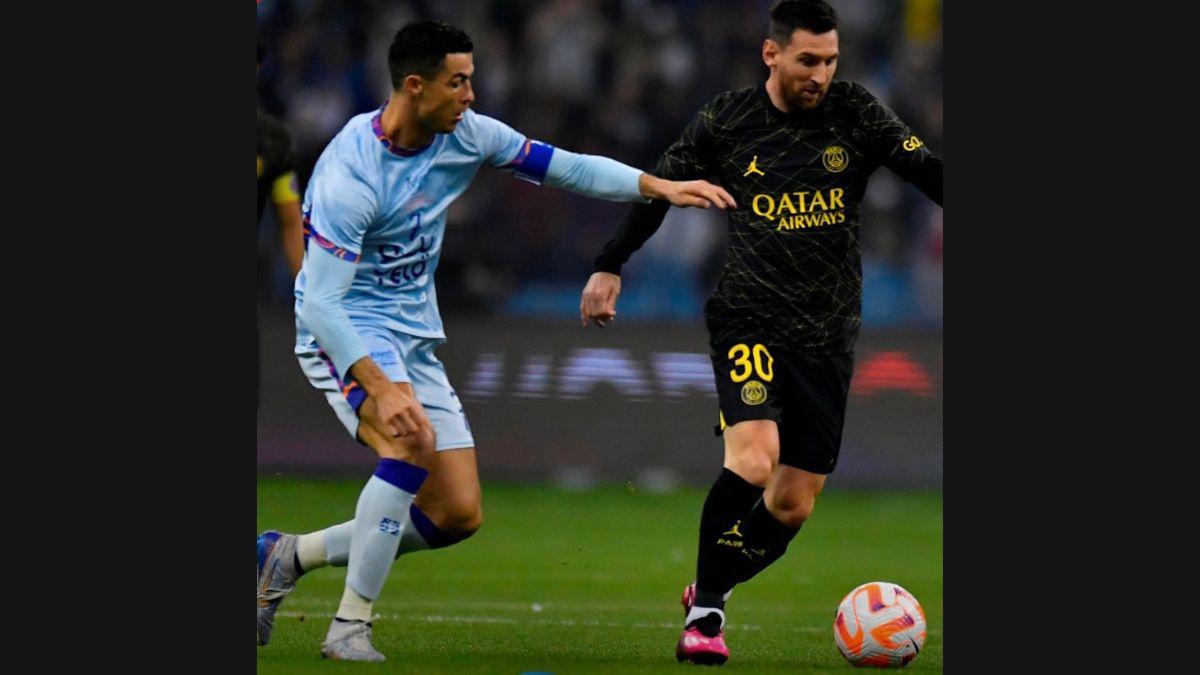 Fotos: El abrazo entre Cristiano y Messi, el reencuentro con viejos conocidos y los grandes festejos en el All-Stars de Arabia vs PSG