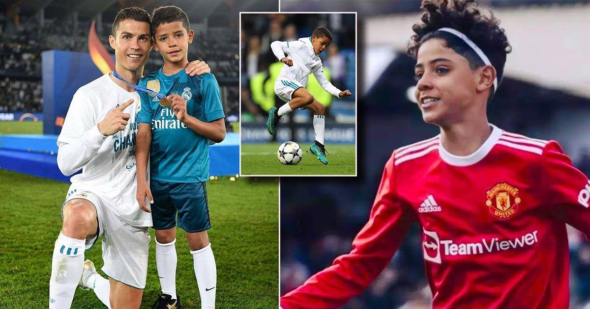 El heredero! Hijo de Cristiano Ronaldo vuelve a la cantera del Real Madrid  tras marcar ¡58 goles en 20 partidos con el United!