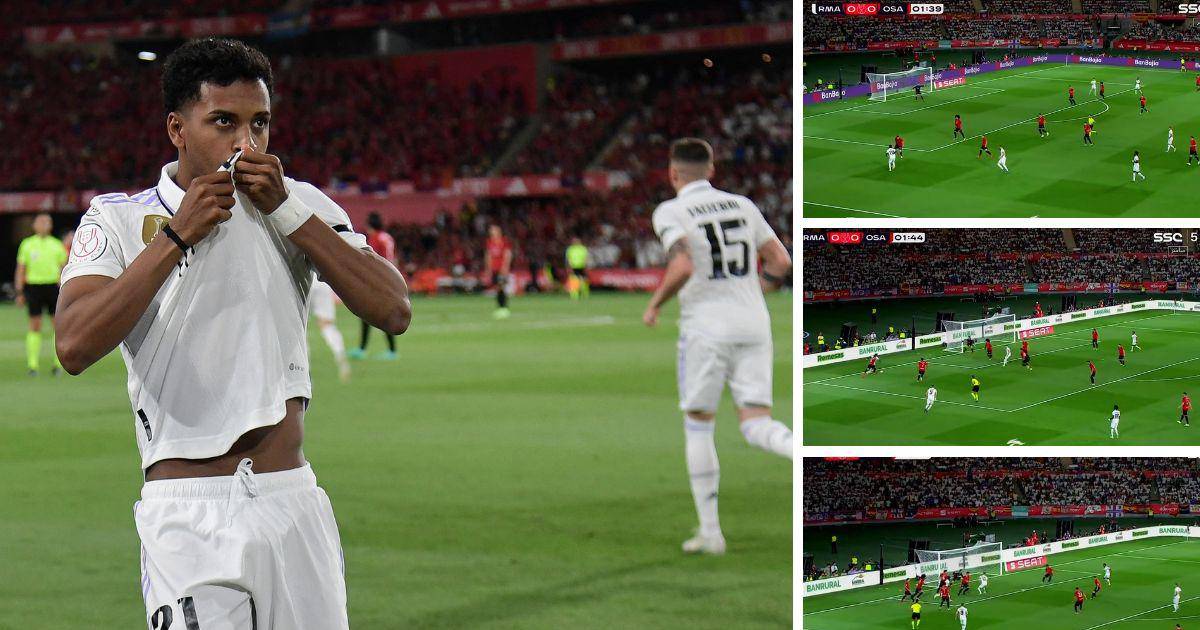 ¡Tremenda jugada de Vinicius! Rodrygo pone el primer tanto del Real ...
