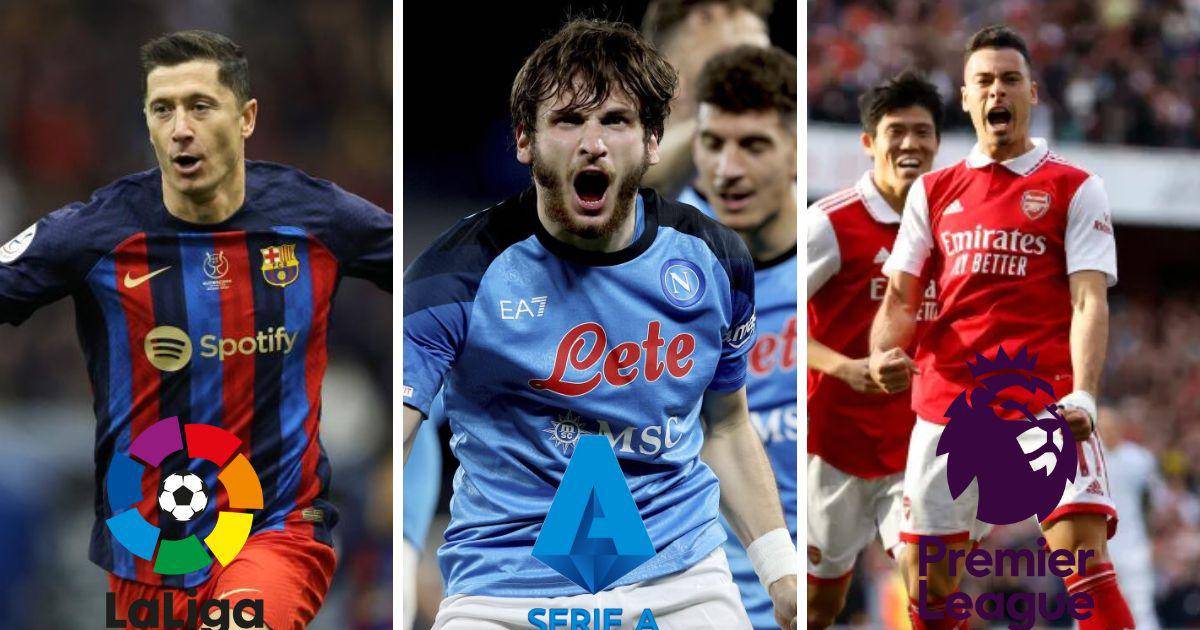 ¿Cuántos puntos y qué partidos les faltan al Napoli, Arsenal y