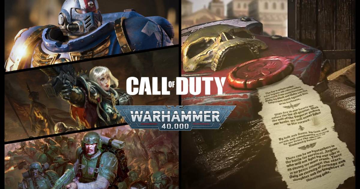 Call of Duty officially expects a crossover game to arrive with Warhammer 40,000, with skins and more items