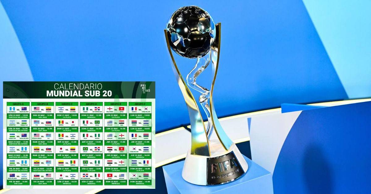 Mundial Sub20 de Argentina ¿Se podrán ver en Honduras? Hora y canal