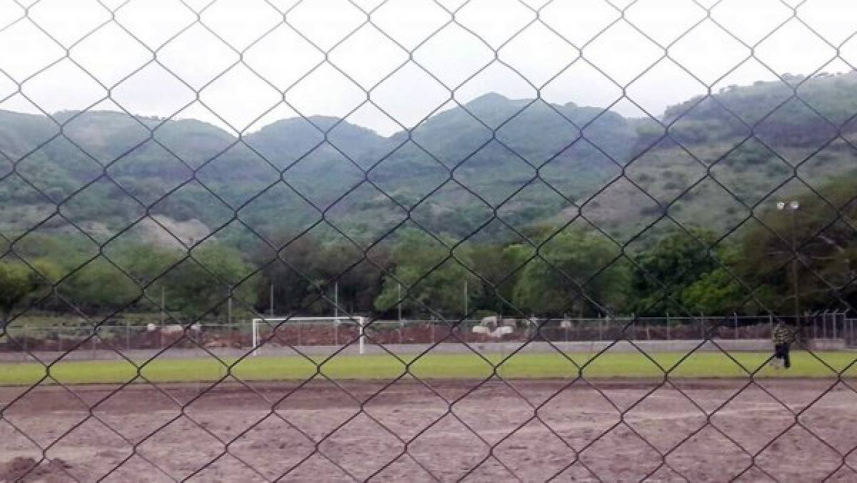 Así es el nuevo y moderno estadio que se construye en Orocuina, Choluteca