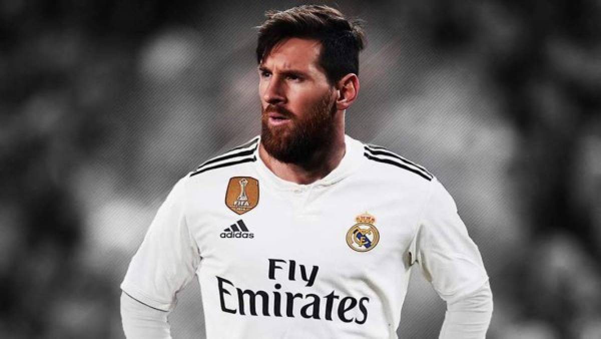 ¿Le luce la del Real Madrid? Así luciría Messi con las camisetas de los otros gigantes europeos