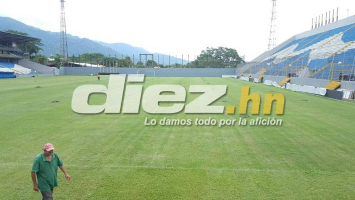 ¡A marcha forzada; así trabajan para pulir el estadio Morazán para el Honduras vs Costa Rica!