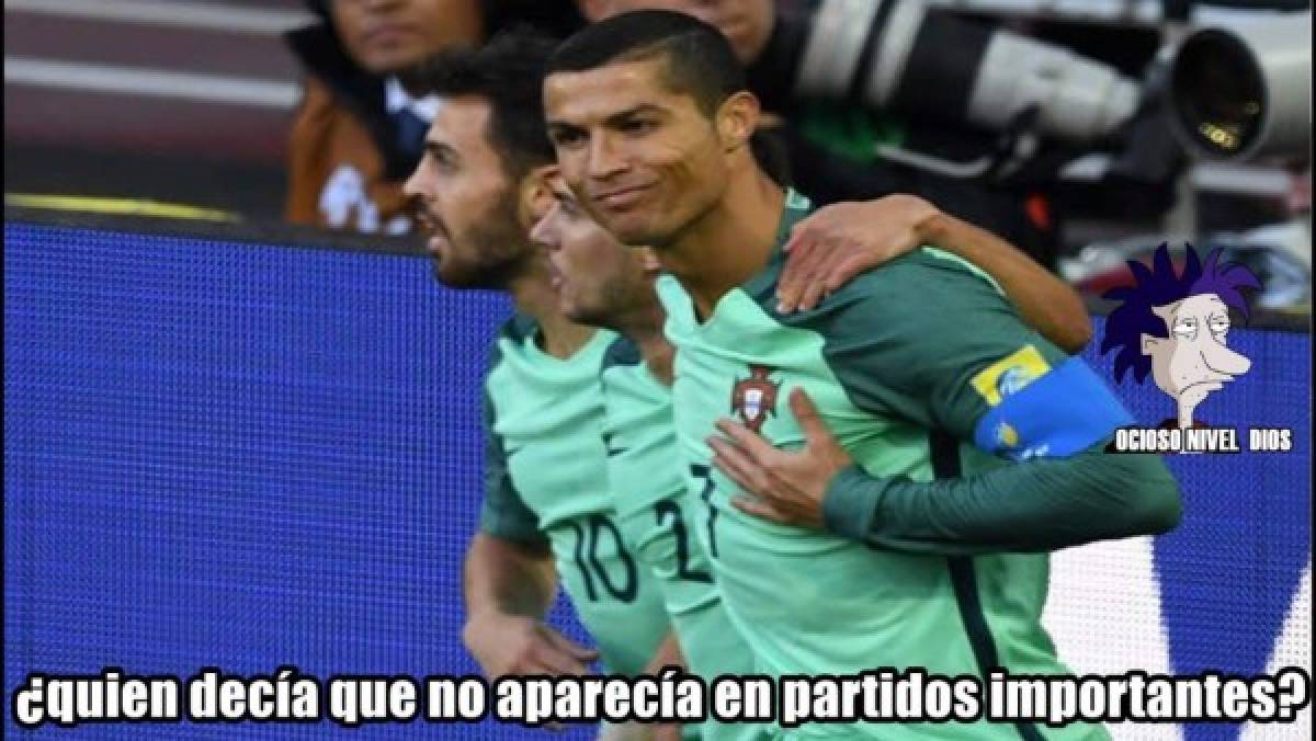 Los memes van directo a Cristiano Ronaldo tras su cuarto gol en Rusia-2018