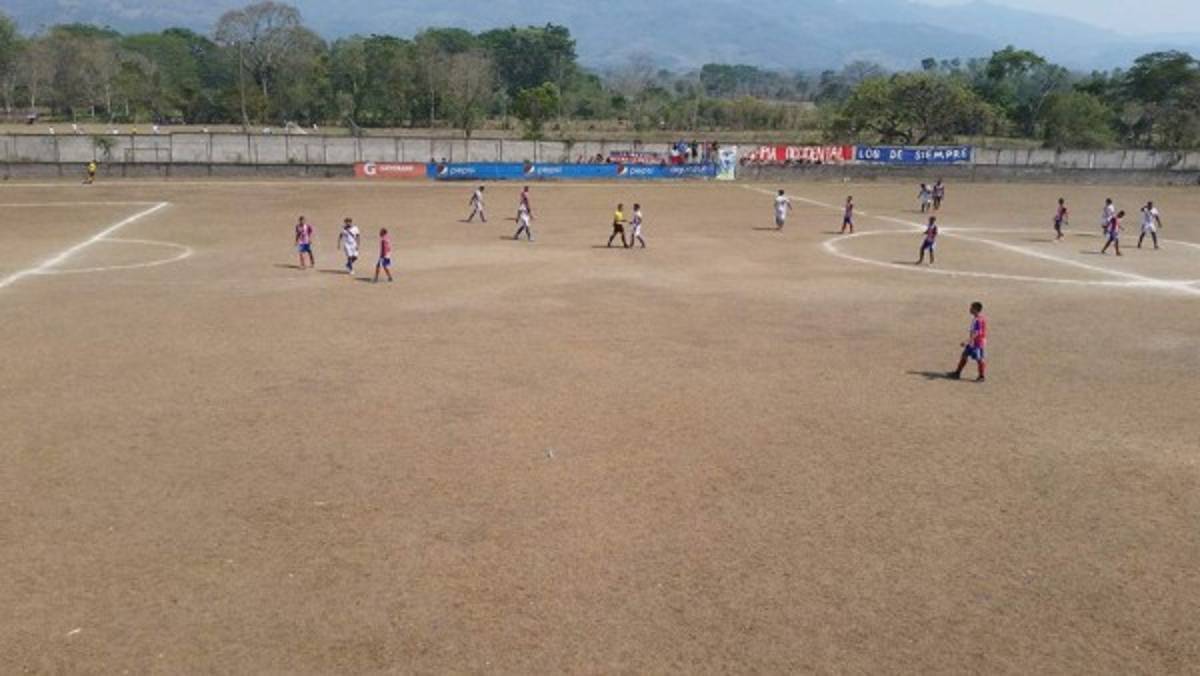 ¡Sirve de potrero! Así de descuidado luce uno de los estadios de Honduras