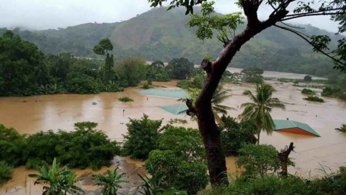 Los estragos causados por lluvias en Costa Rica a pocas horas el choque con Honduras