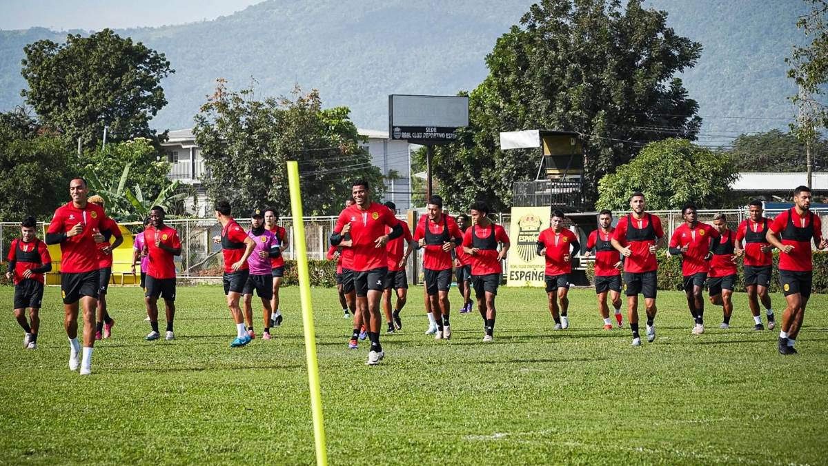 Real España vivió un día especial y pensando en Motagua: sorpresas y gran ambiente