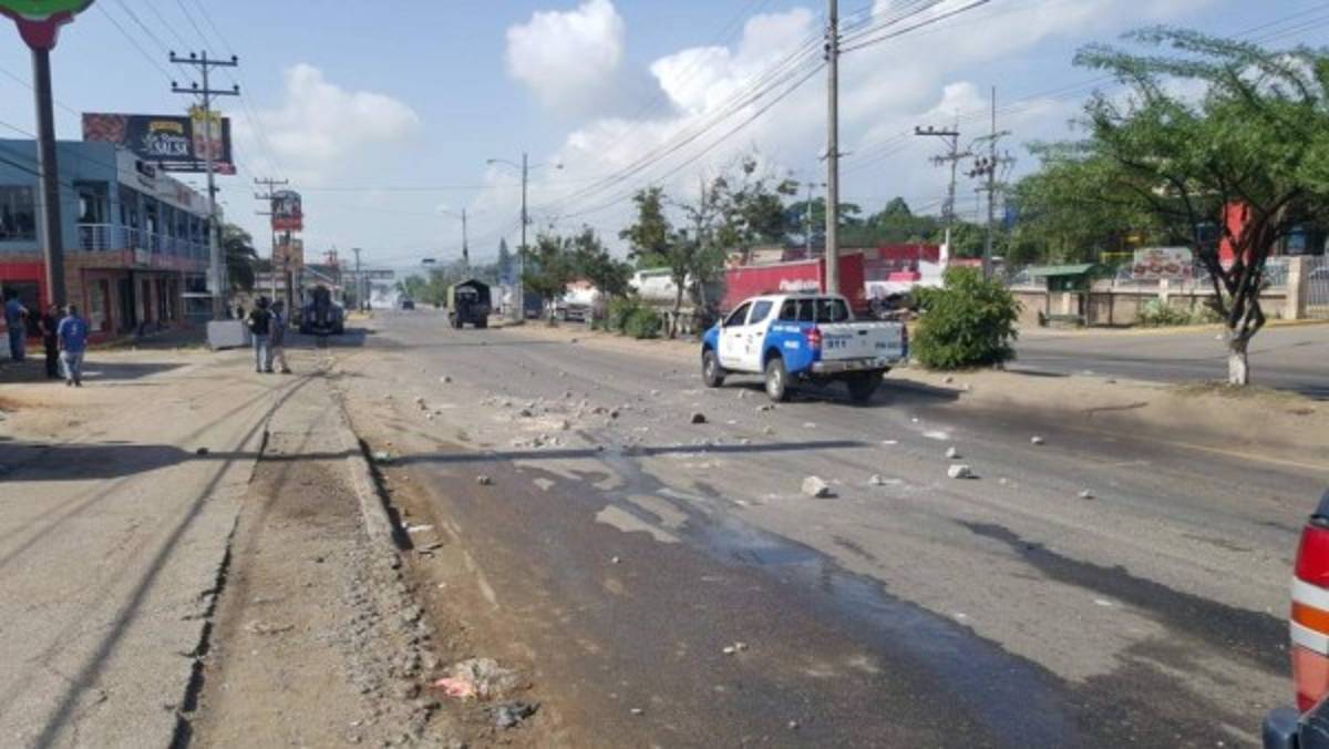 Las imágenes del sorpresivo paro de transporte en varias ciudades de Honduras