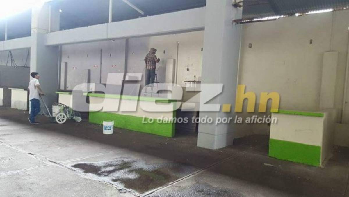 Así están puliendo el estadio Morazán para el partido contra Costa Rica