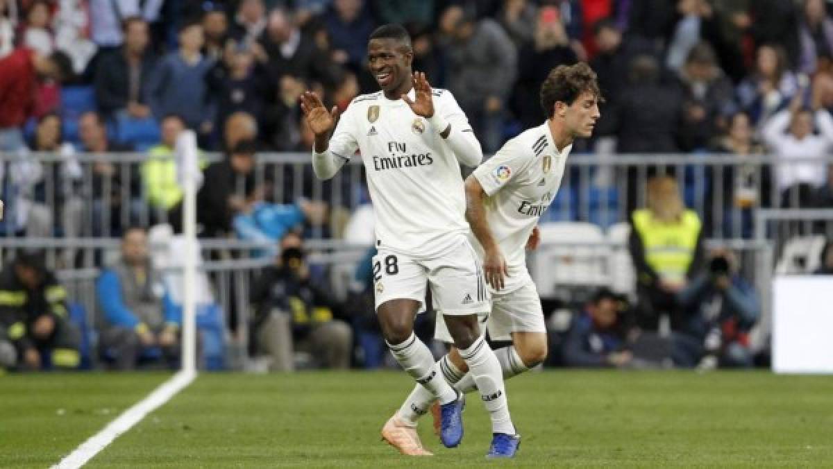 Vinicius se ganó el cariño del Bernabéu celebrando un gol que no fue suyo