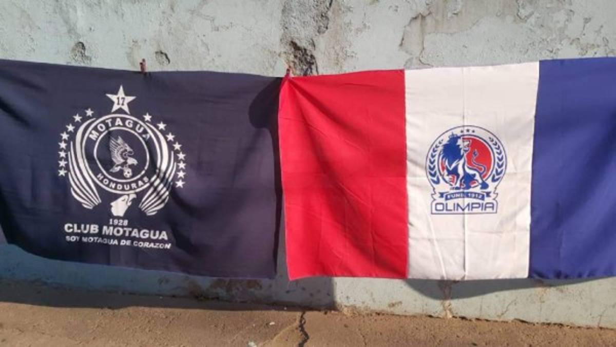 Hinchas merengues inundan los alrededores del Nacional con los colores del Olimpia previo al duelo ante Motagua