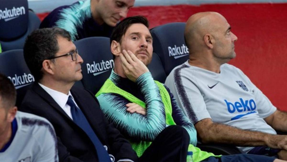 NO SE VIO EN TV: Messi perdió el control al final y el drama de Luis Suárez