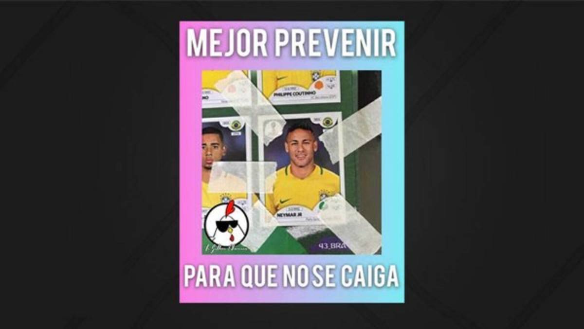 Los memes atacan a Neymar tras el Brasil-Serbia del Mundial de Rusia