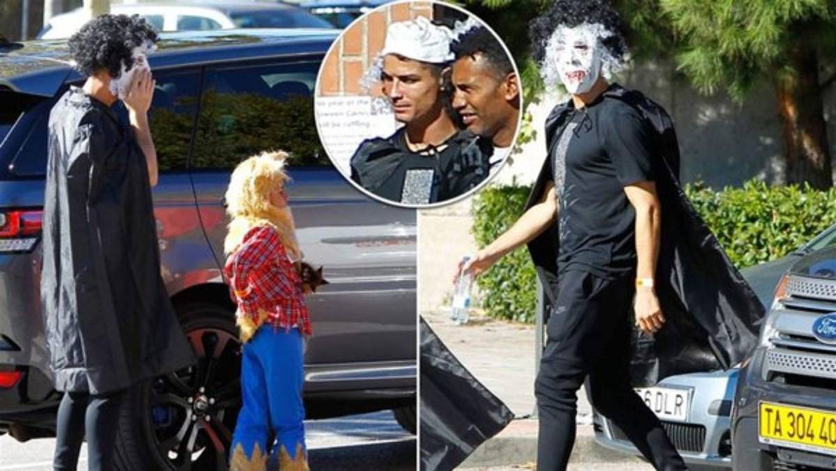 ¡DE LOCOS! Así fue Cristiano Ronaldo a traer a su hijo a la escuela