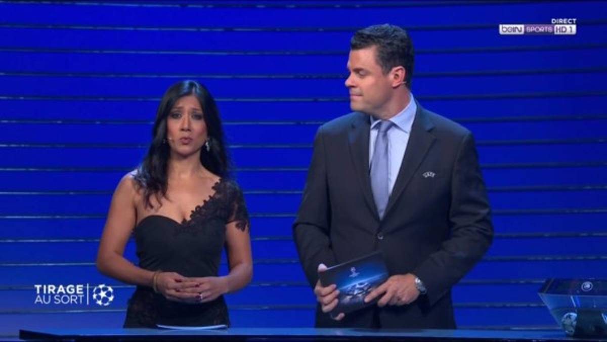 Las fotos más curiosas que dejó el sorteo de Champions con Messi y CR7 de protagonistas