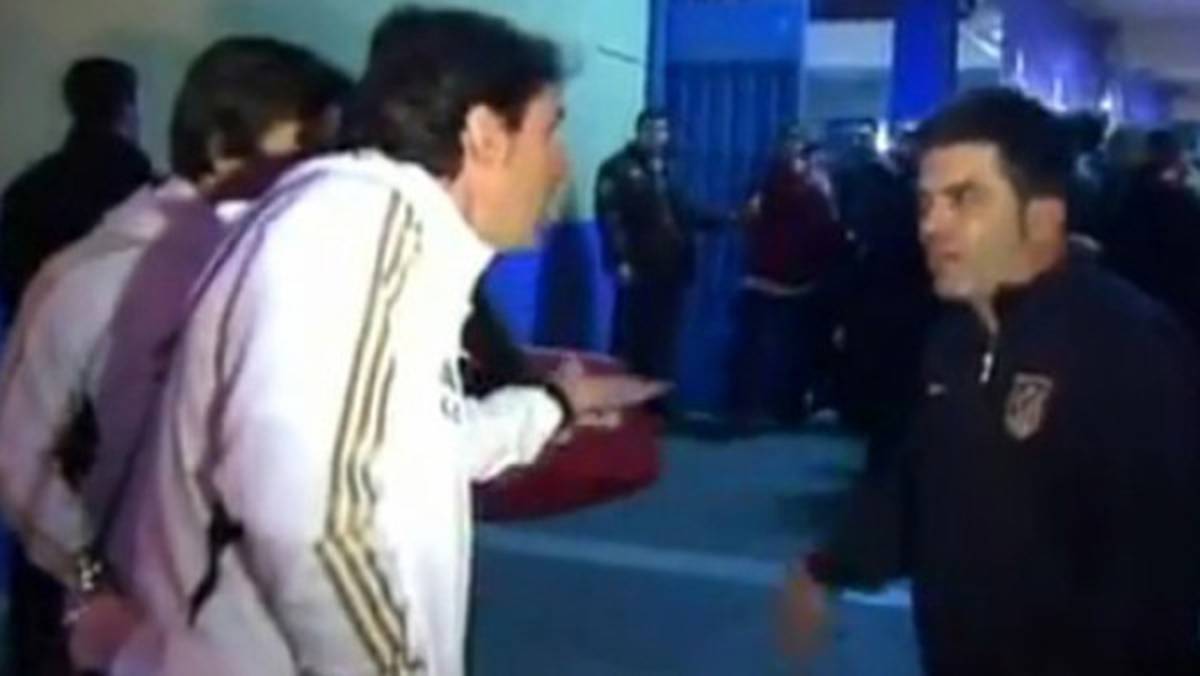 El enfrentamiento de Karanka con un aficionado del Atlético