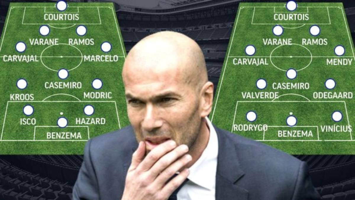 Zidane y su problema con el Real Madrid: Jóvenes o veteranía... ¿Qué 11 titular usará?