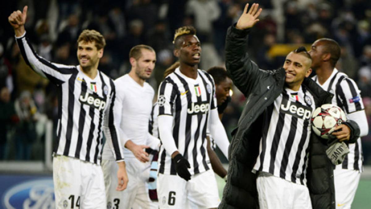 Juventus gana con hat-trick del chileno Arturo Vidal