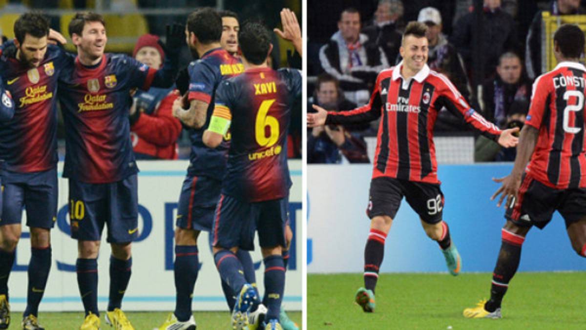 Barcelona contra el Milan en Champions