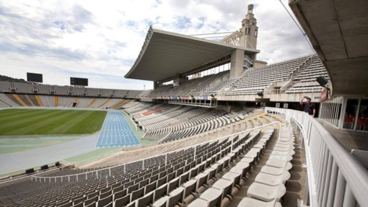 Así es el estadio Olímpico de Montjuic de Barcelona, lugar donde jugará la selección de Honduras